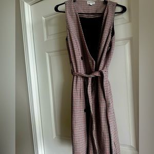 Frank and oak checkered blazer dress